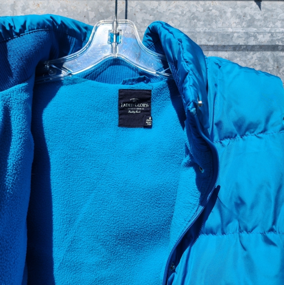 Thick Sleeveless Fleece Lined Zip-Up Puffer Coat - Picture 10 of 14
